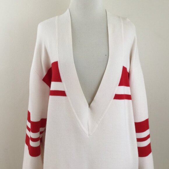 Sandro Paris Deep V-Neck Sweater s - Picture 3 of 11